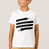 長い猫(_C) Tシャツ (正面)