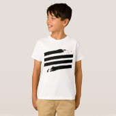 長い猫(_C) Tシャツ (正面フル)