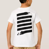 長い猫(_C) Tシャツ (裏面)