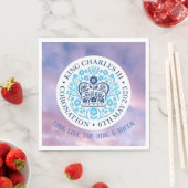 長い王と女王 – 戴冠式。編集可能。 スタンダードランチョンナプキン (インサイチュ)