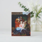 長い神聖な家族。 ポストカード (スタンド正面)