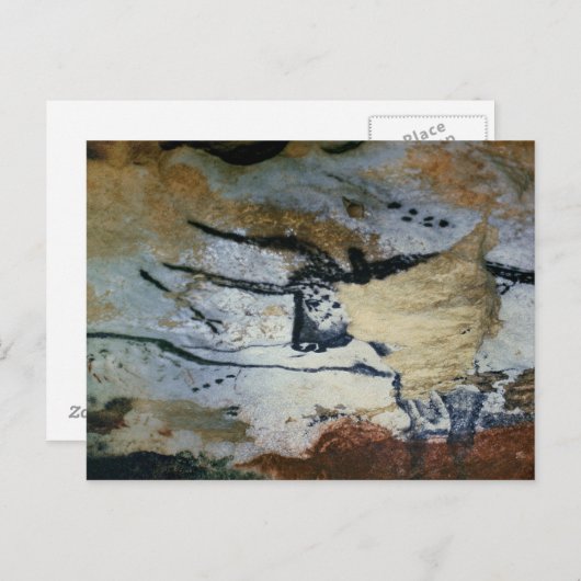 長い絵画角を持つ雄牛の岩 ポストカード (正面/裏面)