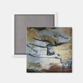 長い絵画角を持つ雄牛の岩 マグネット (正面/裏面)