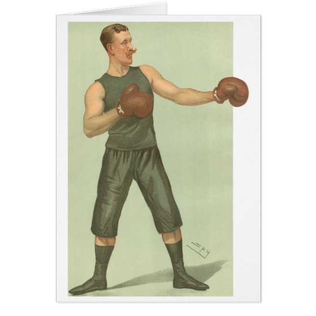 長い緑の幹を持つヴィンテージボクサー (正面)