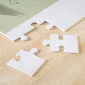 長い緑の幹を持つヴィンテージボクサー ジグソーパズル (側面)