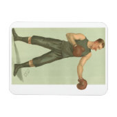 長い緑の幹を持つヴィンテージボクサー マグネット (横)