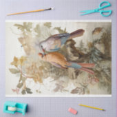 長い羽の鳥 薄葉紙 (クラフト)