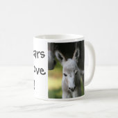 長い耳は愛を必要としますも! コーヒーマグカップ (正面右)