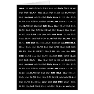 長い苦しみのカード