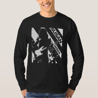 長い袖のティー Tシャツ