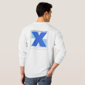 長い袖のxira tシャツ (裏面フル)