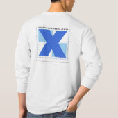 長い袖のxira tシャツ (裏面)