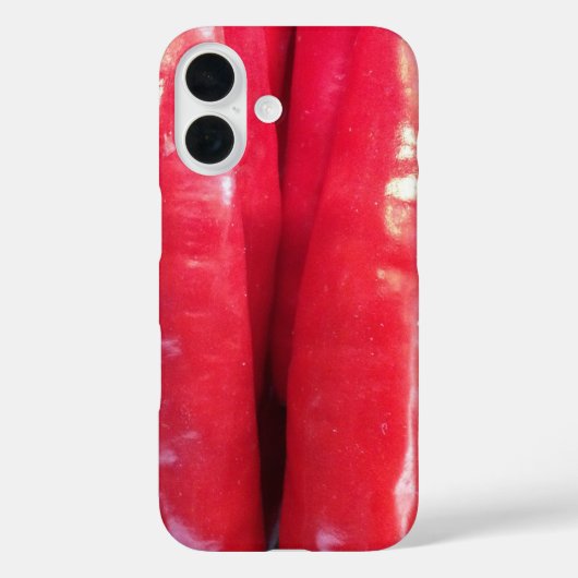 長い赤いチリ Case-Mate iPhoneケース (裏面)