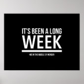 長い週の月曜日の引用文白おもしろいだった。 ポスター (正面)