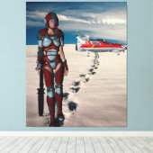 長い道のり キャンバスプリント (インサイチュ (ウッドフロア))