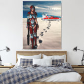 長い道のり キャンバスプリント (インサイチュ (寝室))