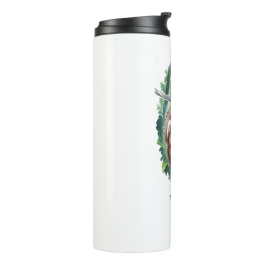 長い野生の動物が疲れている タンブラー (回転左)