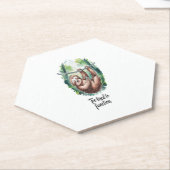 長い野生の動物が疲れている ペーパーコースター (アングル)