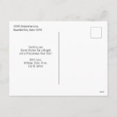 長い間のお正月がようやく写真に シーズンポストカード (裏面)