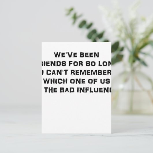 長い間友達だったので、私は何を思い出せない ポストカード (スタンド正面)