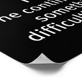 長い間続く忍耐 ポスター (角)