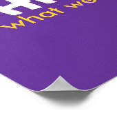 長い間走は、我々のみ、HIT、我々は何を目指して… ポスター (角)