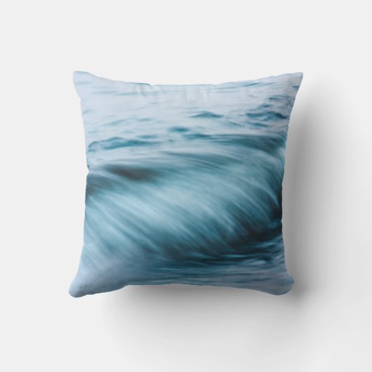 長い露出波 クッション (裏面)