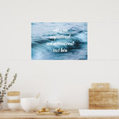 長い露出波 ポスター (キッチン)