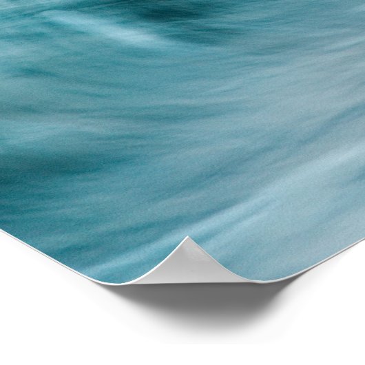 長い露出波 ポスター (角)