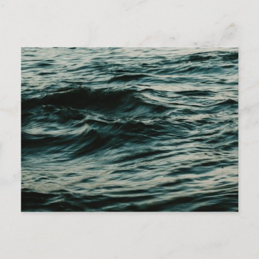長い露出波 ポストカード (正面)