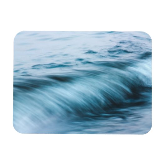 長い露出波 マグネット (横)