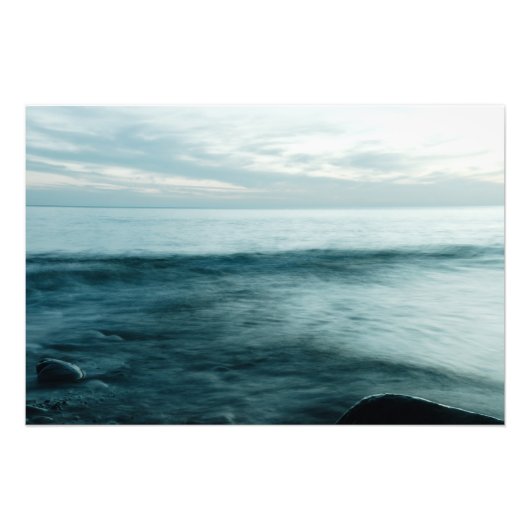 長い露出海 フォトプリント            (正面)