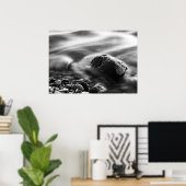 長い露出海 ポスター (ホームオフィス)