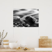 長い露出海 ポスター (キッチン)