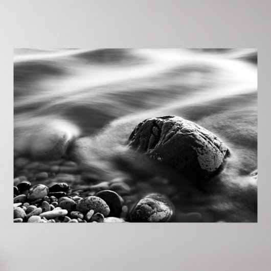 長い露出海 ポスター (正面)