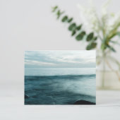 長い露出海 ポストカード (スタンド正面)