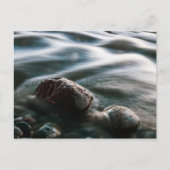 長い露出海 ポストカード (正面)