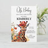 長い首のキリン 招待状 (スタンド正面)