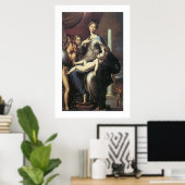 長い首のマドンナ ポスター (ホームオフィス)