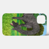 長い首の恐竜 ジャングル冒険 Case-Mate iPhoneケース (裏面 (横))