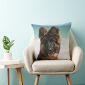 長い髪のジャーマン・シェパードのビーチ クッション (椅子)