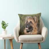 長い髪のジャーマン・シェパード1 クッション (椅子)