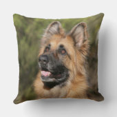 長い髪のジャーマン・シェパード1 クッション (裏面)