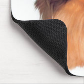 長い髪のダックスフント マウスパッド (コーナー)