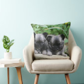 長い髪のチワワの子犬 クッション (椅子)