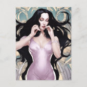 長い髪の人 ポストカード (正面)