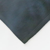 長い髪の茶色および白いチワワのランニング フリースブランケット (角)