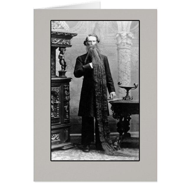 長い髭の男 (正面)