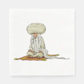 長い髭を生やした上師 スタンダードランチョンナプキン (正面)