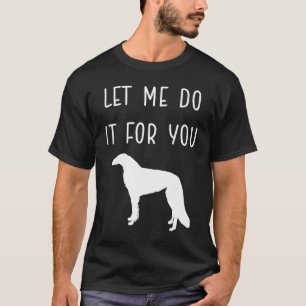長い鼻のボルゾイ犬のミーム Tシャツ